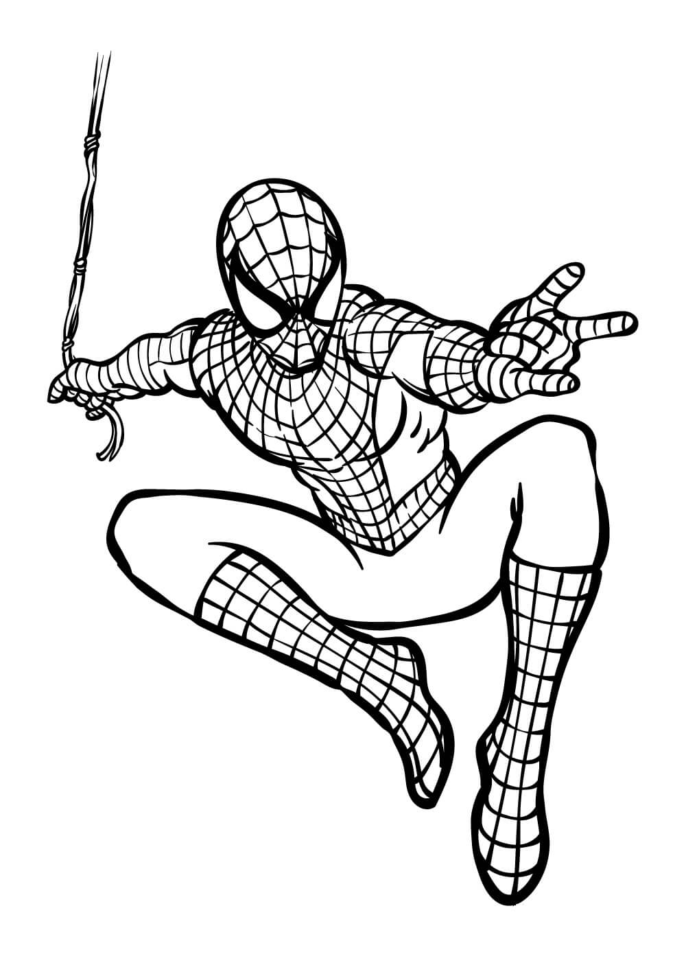 Dibujo de Hombre araña para Colorear