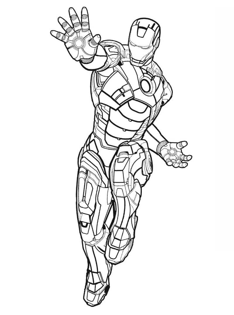 Dibujo de Buen Ironman para Colorear