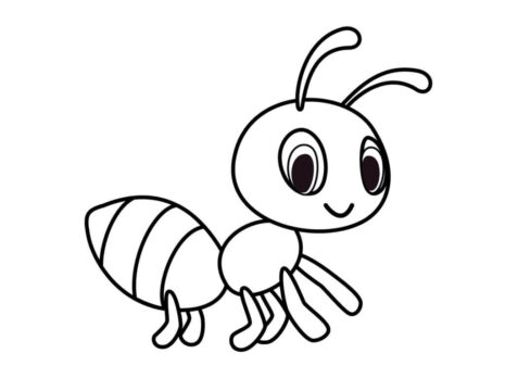 Dibujo de Linda Hormiga para Colorear