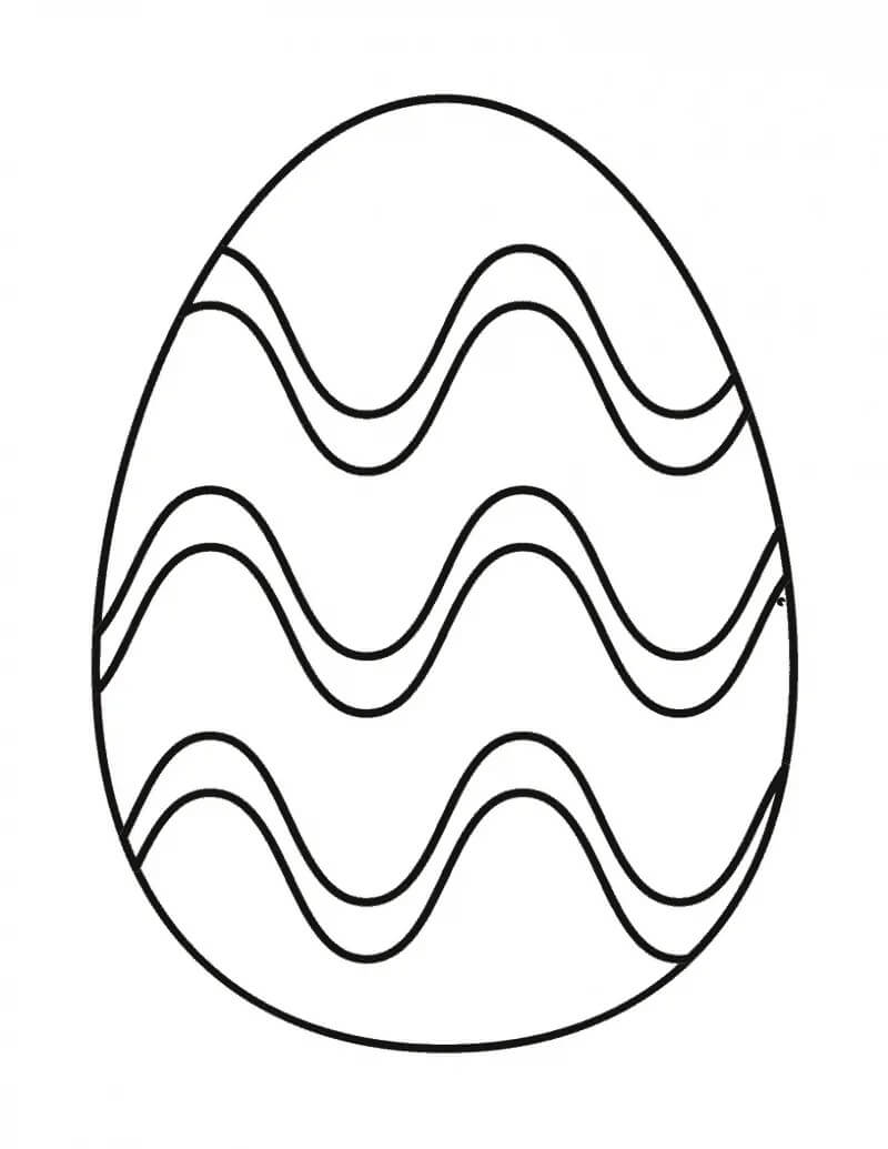 Dibujo de Gran Huevo para Colorear