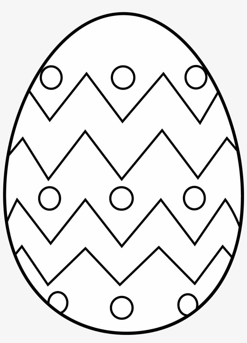Dibujo de Huevo Duro para Colorear