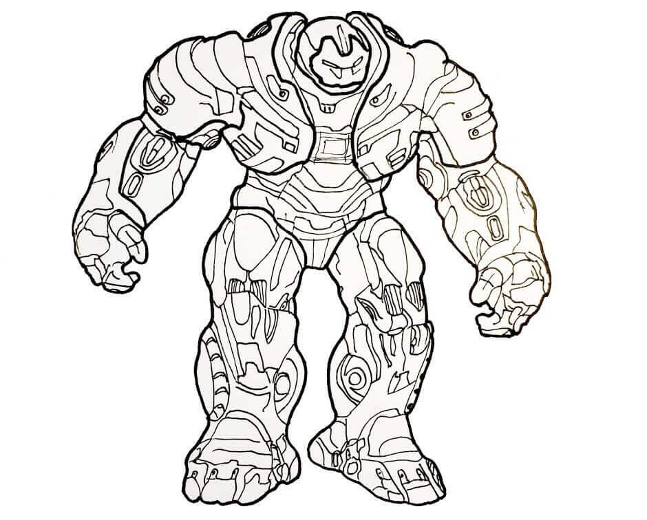 Dibujo de Hulkbuster 1 para Colorear