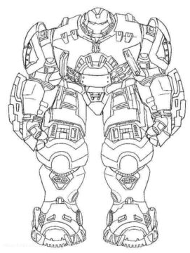 Dibujo de Hulkbuster Gigante para Colorear