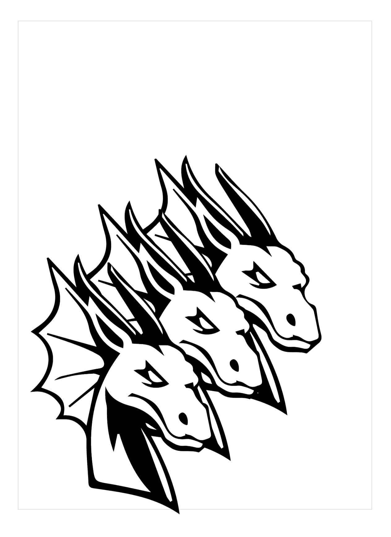 Dibujo de Buena Hidra para Colorear