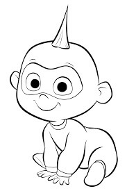 Dibujo de Bebé Jack Jack para Colorear