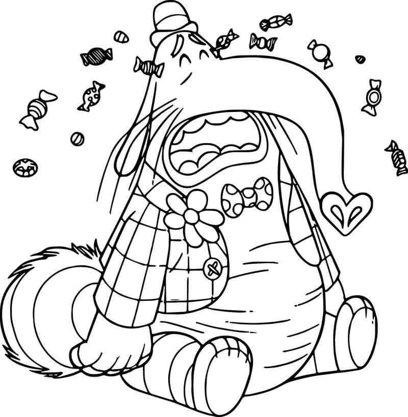 Dibujo de Bing Bong Llorando para Colorear