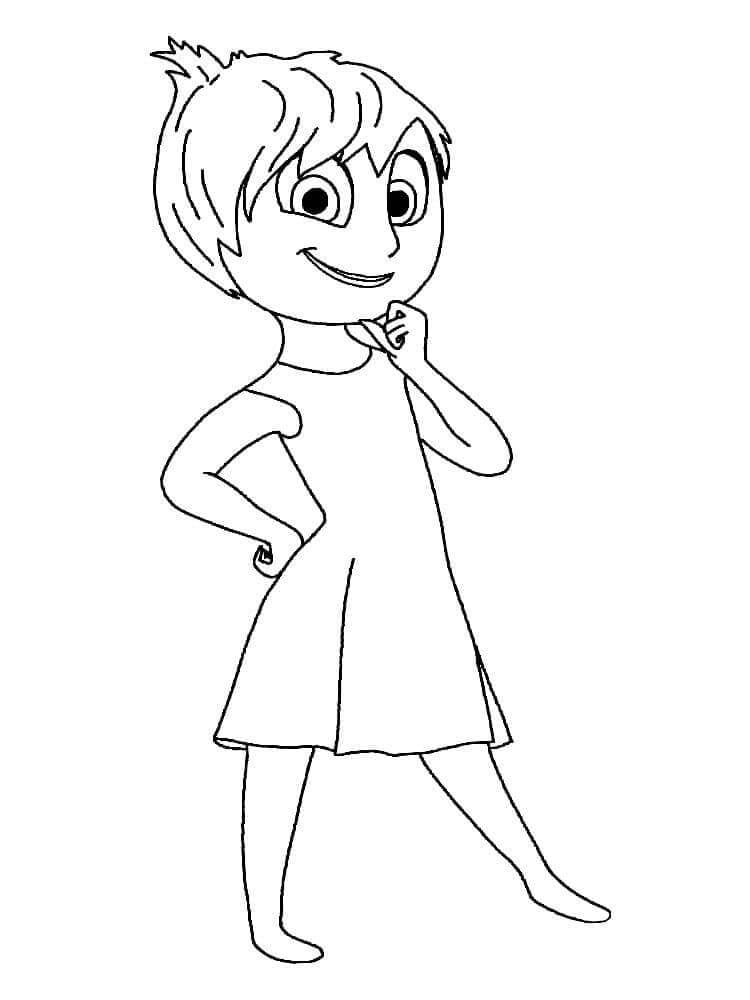 Dibujo de Encantadora Joy para Colorear