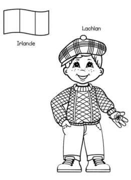 Dibujo de Irish para Colorear
