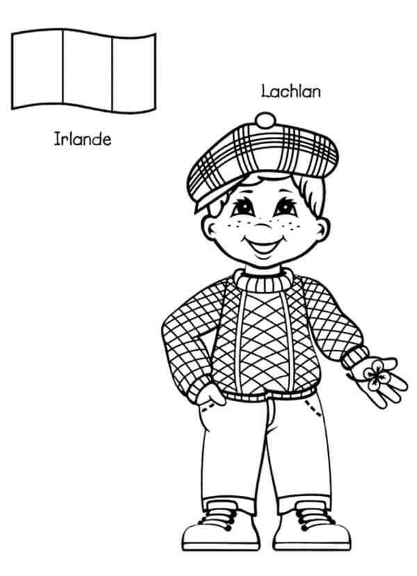Dibujo de Irish para Colorear