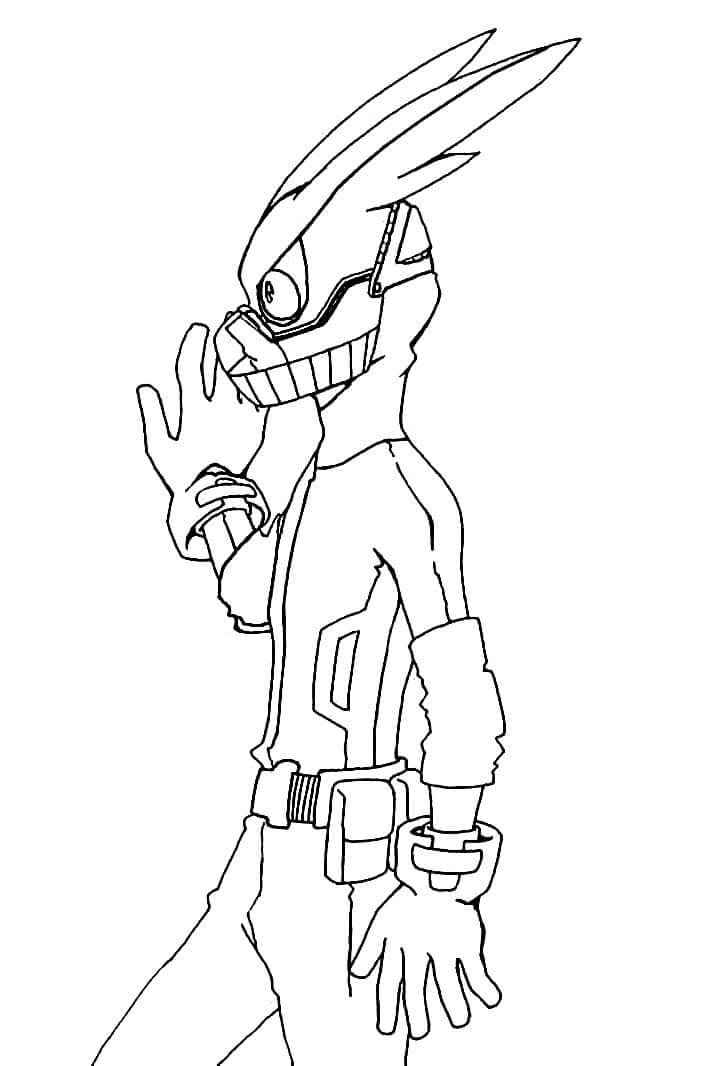 Dibujo de Enfriar Izuku Midoriya para Colorear