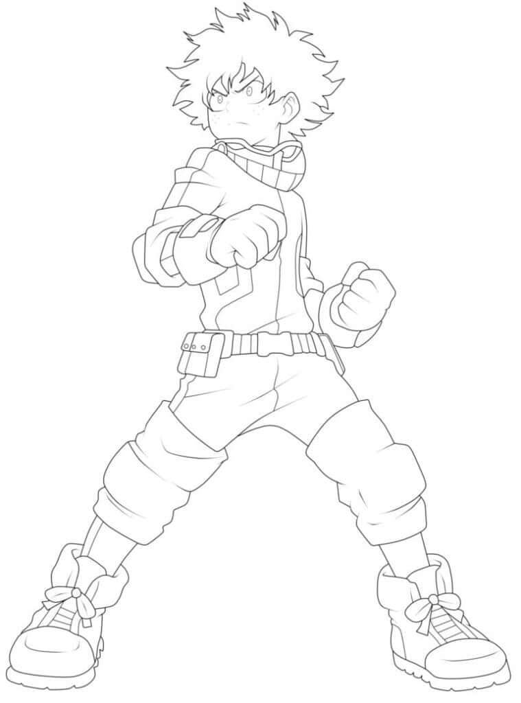 Dibujo de Gran Deku para Colorear