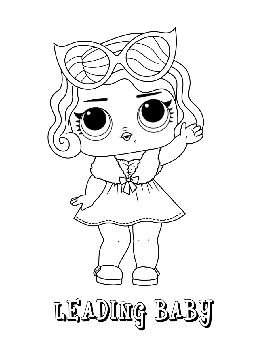 Dibujo de Muñeca Jajaja Lider Beb para Colorear