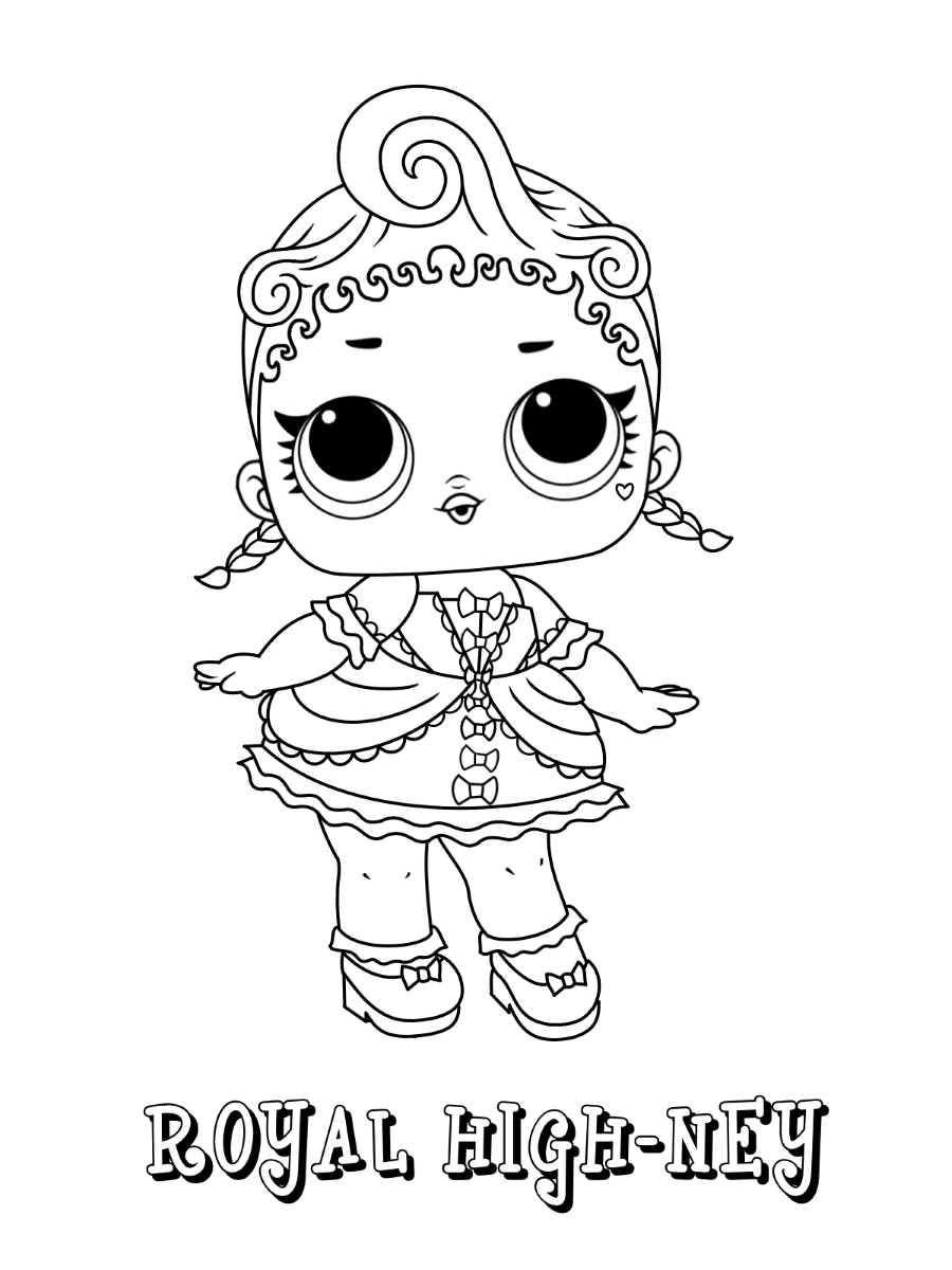 Dibujo de Muñeca Real Alto Ney Jajaja para Colorear