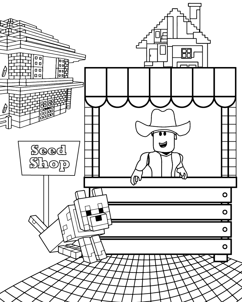 Dibujo de Imgi 16 Grow a Garden Roblox Coloring Page 2 para Colorear