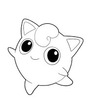 Dibujo de Carrera de Jigglypuff para Colorear