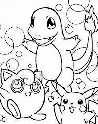 Dibujo de Jigglypuff y Amigo para Colorear