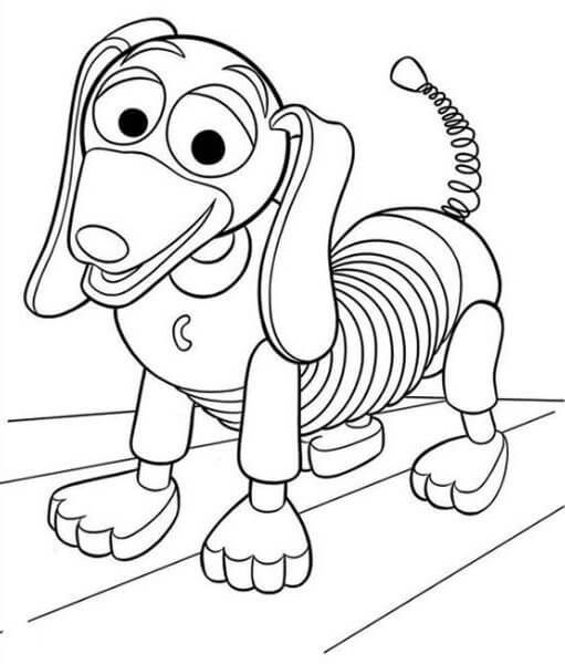 Dibujo de Juguete del Perro para Colorear
