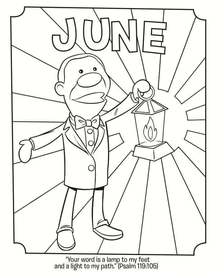 Dibujo de 5 de Junio para Colorear