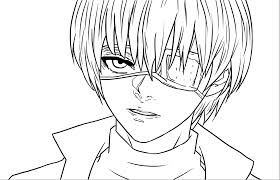 Dibujo de Haise Sasaki para Colorear