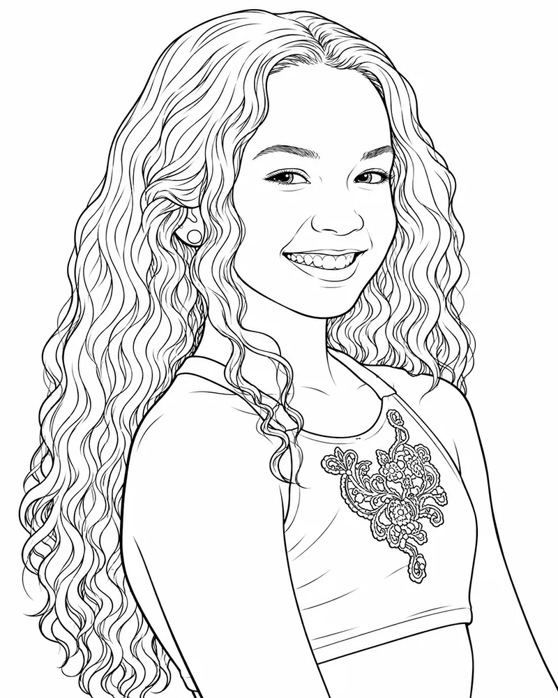 Dibujo de Daniela Avanzini de Katseye página para Colorear