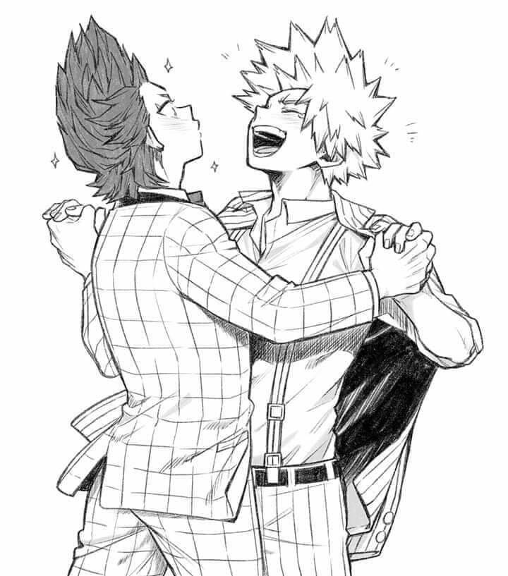 Dibujo de Bailando Bakugo para Colorear