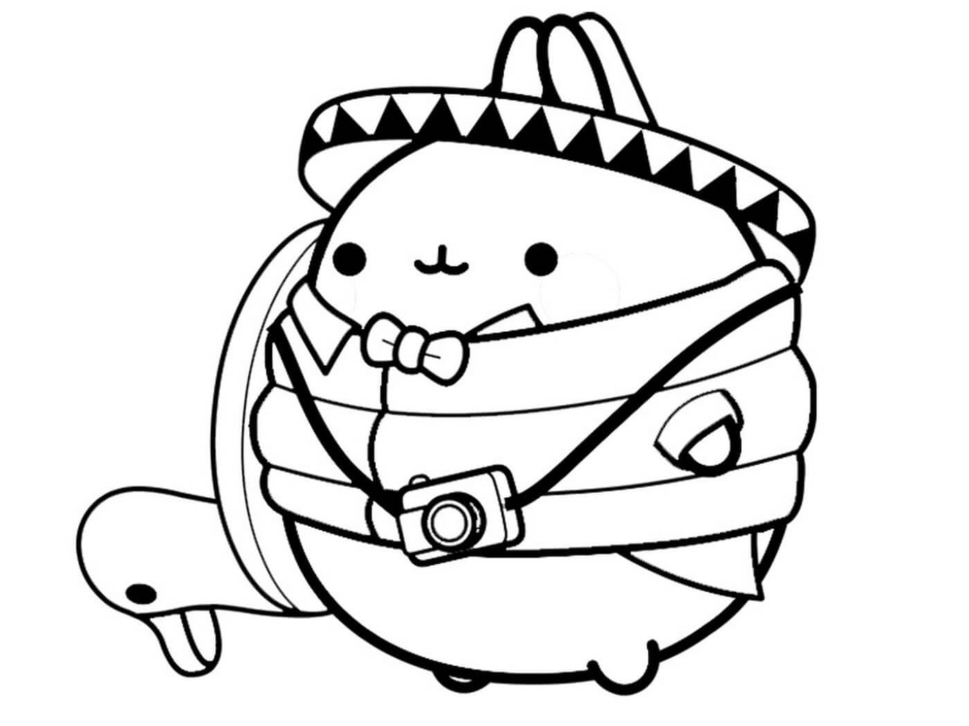 Dibujo de Kawaii básico para Colorear