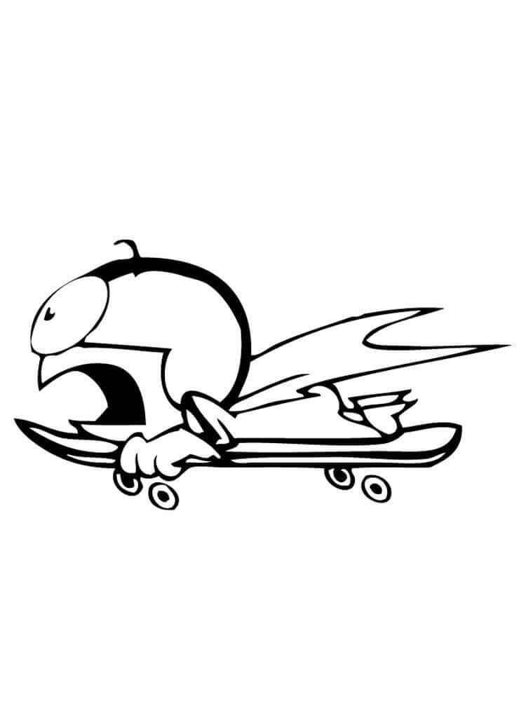 Dibujo de Aterrador Kick Buttowski 2 para Colorear