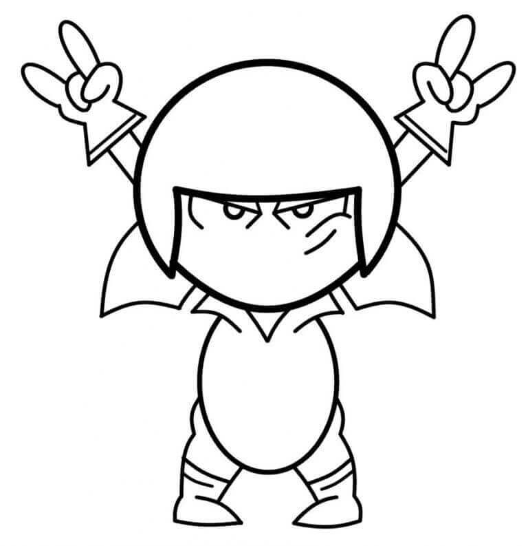 Dibujo de Impresionante Kick Buttowski para Colorear