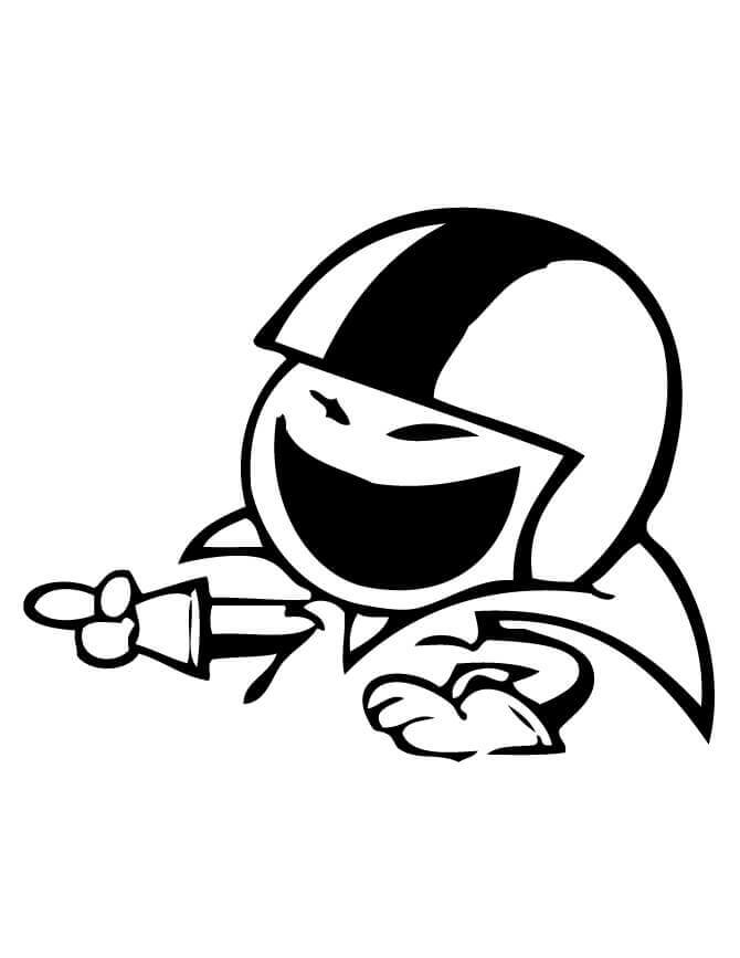 Dibujo de Kick Buttowski Divertido para Colorear