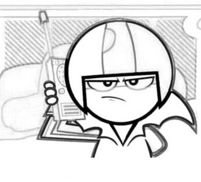 Dibujo de Kick Buttowski Llamando para Colorear