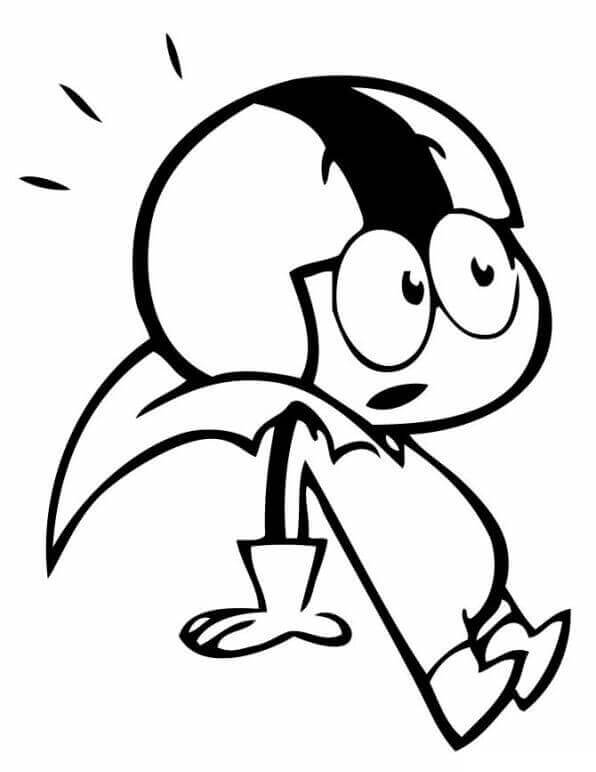 Dibujo de Sorpresa Kick Buttowski 2 para Colorear