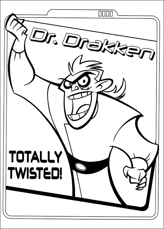 Dibujo de Dr Drakken para Colorear