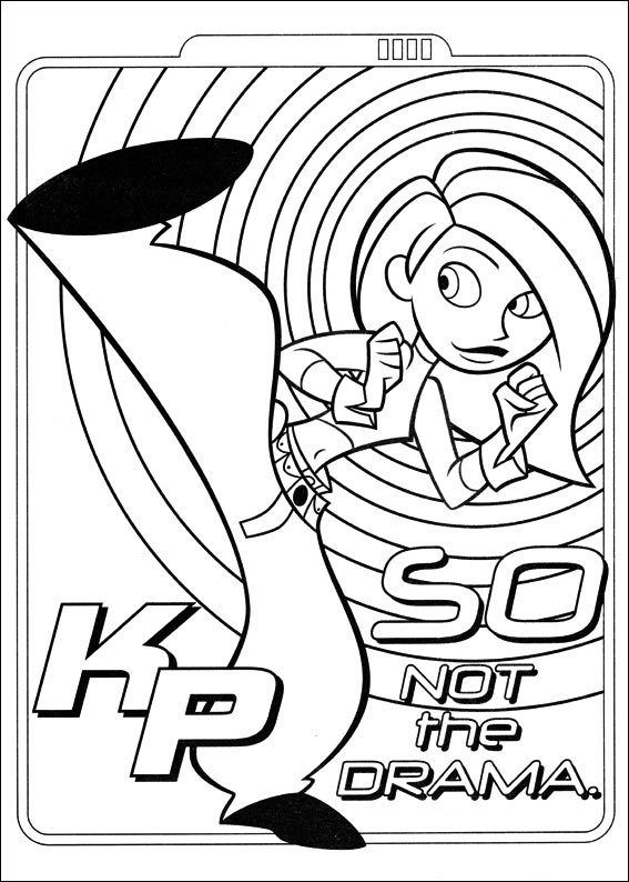 Dibujo de Entonces No el Drama para Colorear