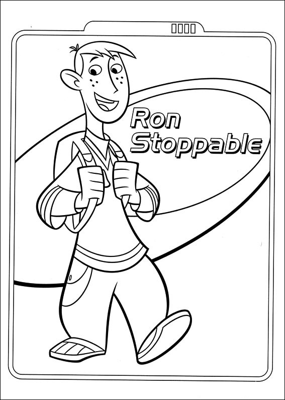 Dibujo de Ron Stoppable para Colorear