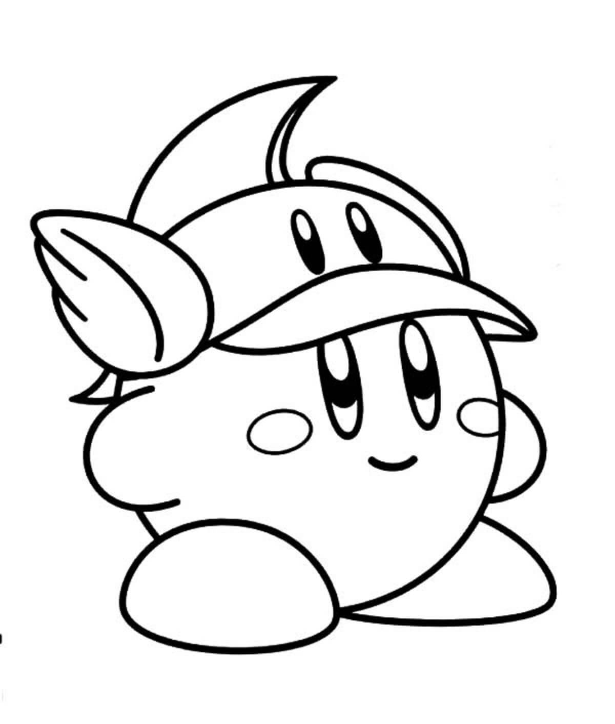 Dibujo de Buen Kirby para Colorear