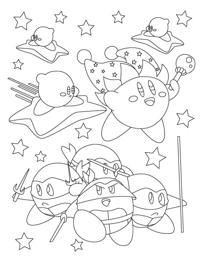 Dibujo de Kirby Perfecto para Colorear