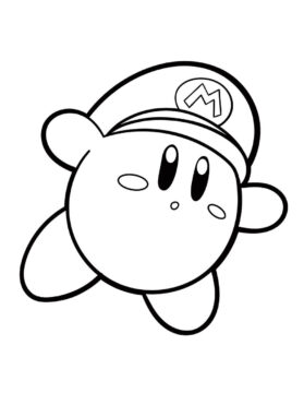 Dibujo de Lindo Kirby para Colorear