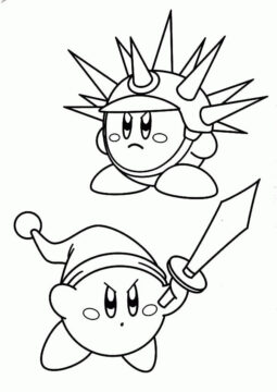Dibujo de Nintendo Kirby para Colorear