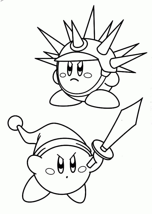 Dibujo de Nintendo Kirby para Colorear