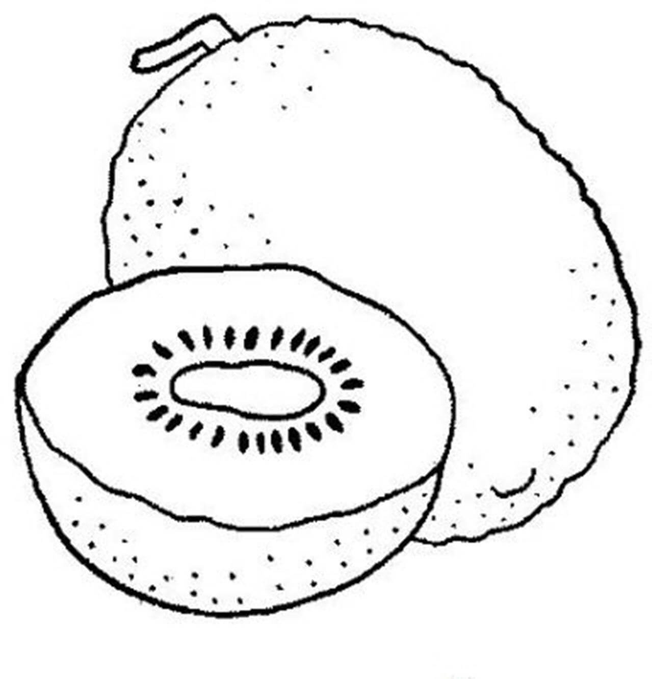 Dibujo de Kiwi para Colorear
