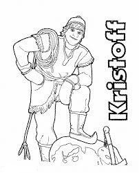 Dibujo de Impresionante Kristoff para Colorear