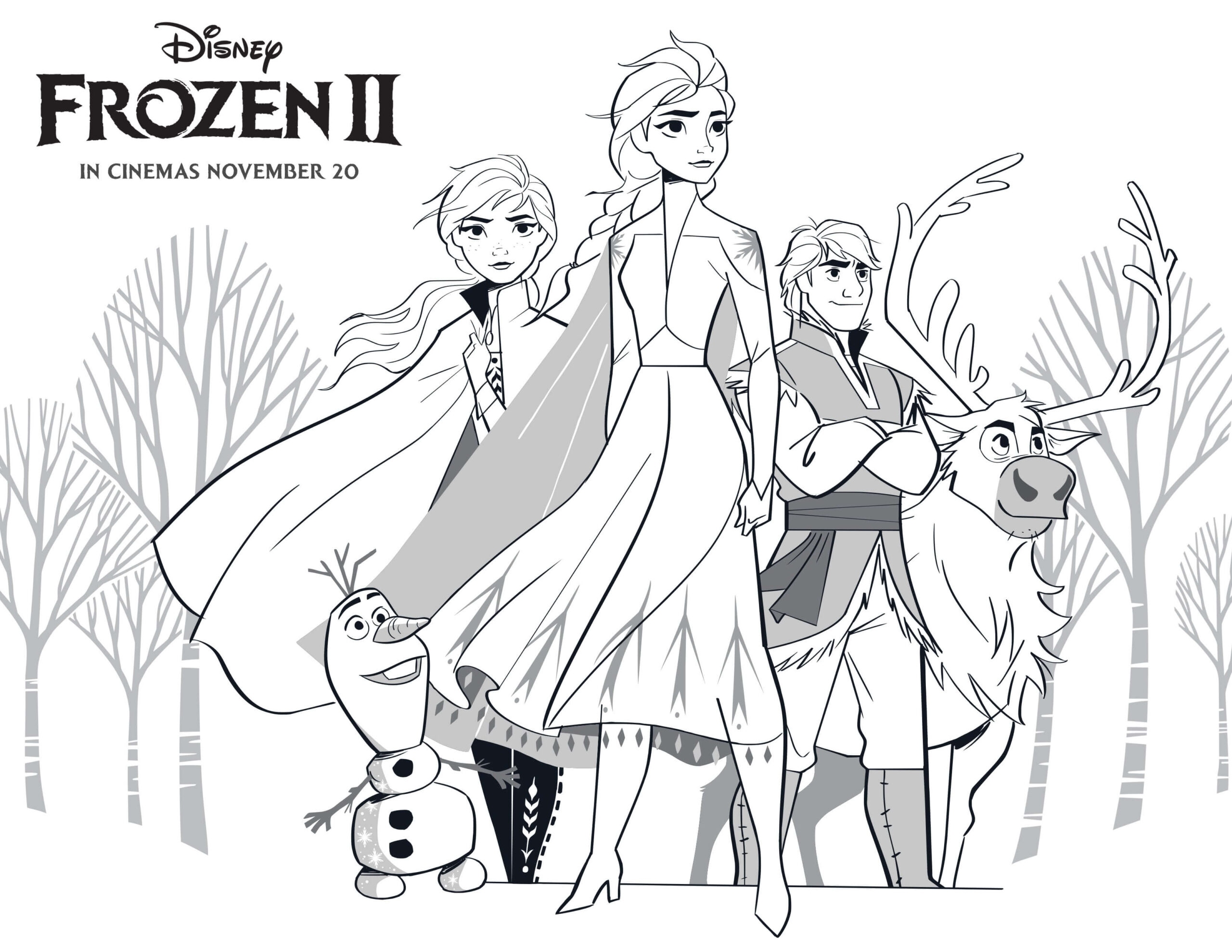 Dibujo de Kristoff y Amigas Scaled para Colorear