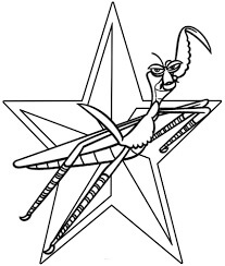Dibujo de Hermano Mantis para Colorear