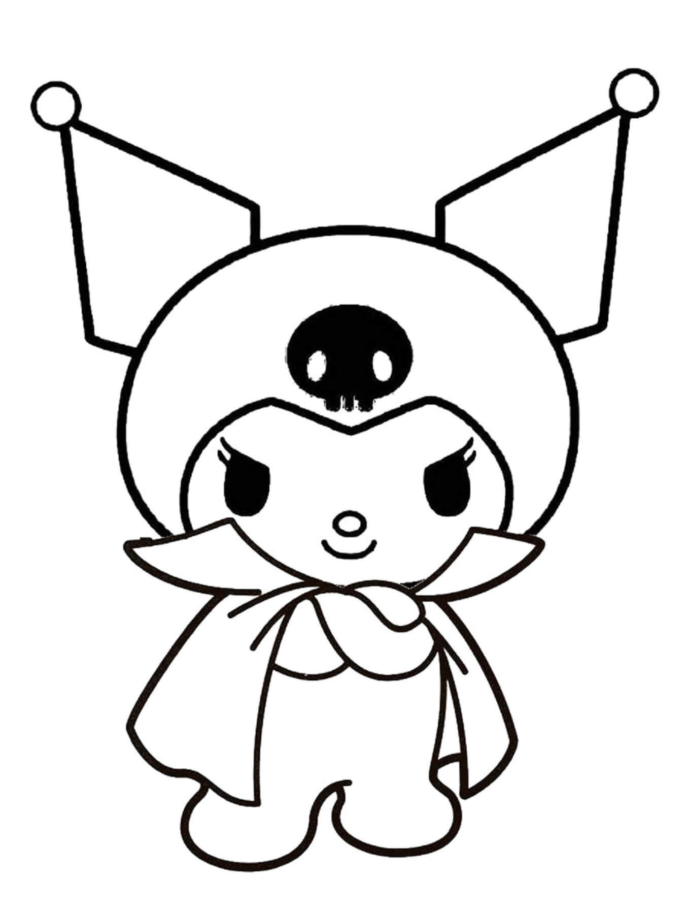 Dibujo de Super Kuromi para Colorear