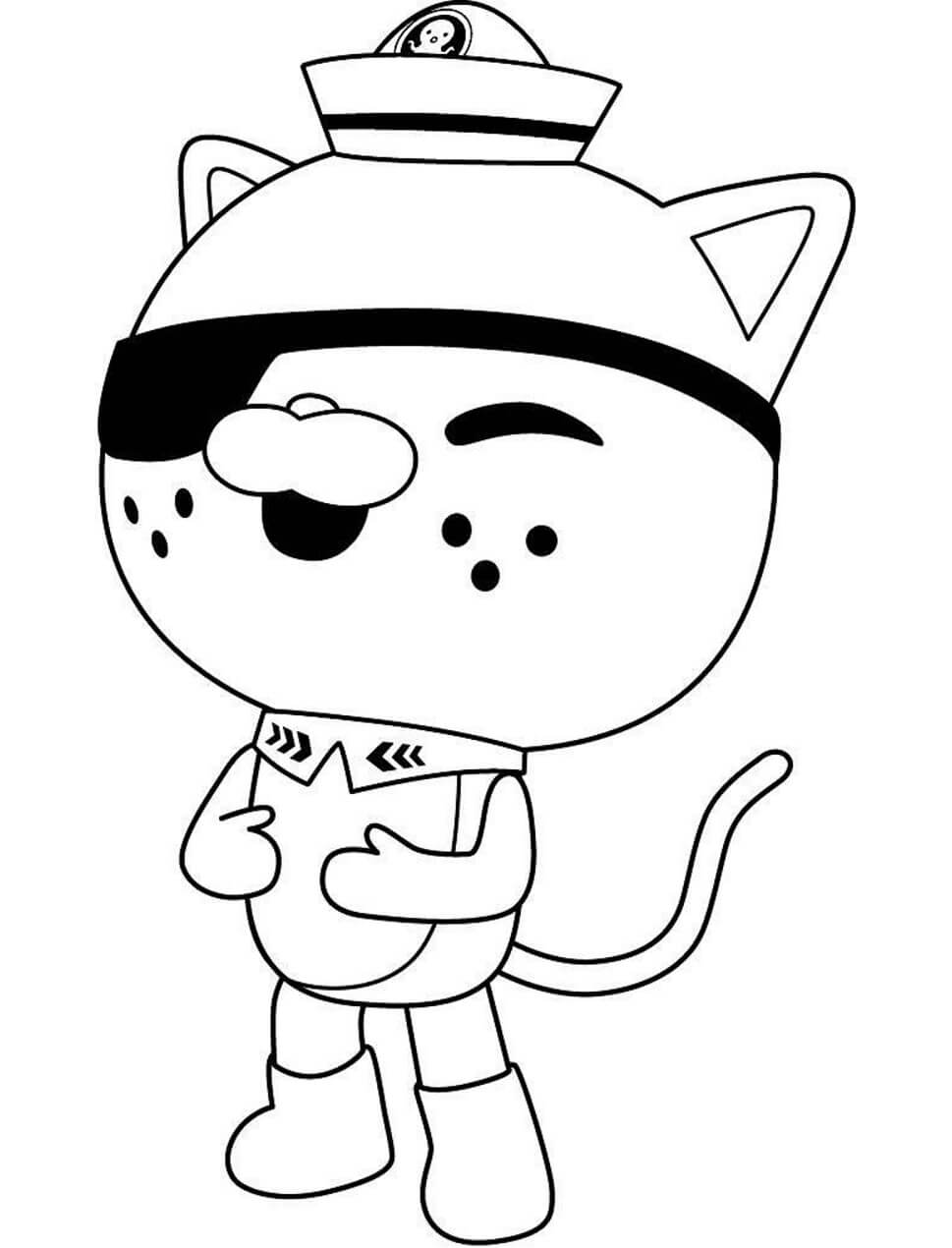 Dibujo de Feliz Kwazii 1 para Colorear