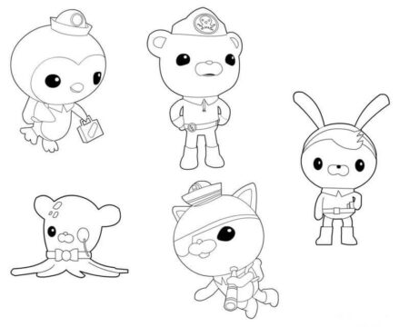 Dibujo de Kawazii y Amigo para Colorear