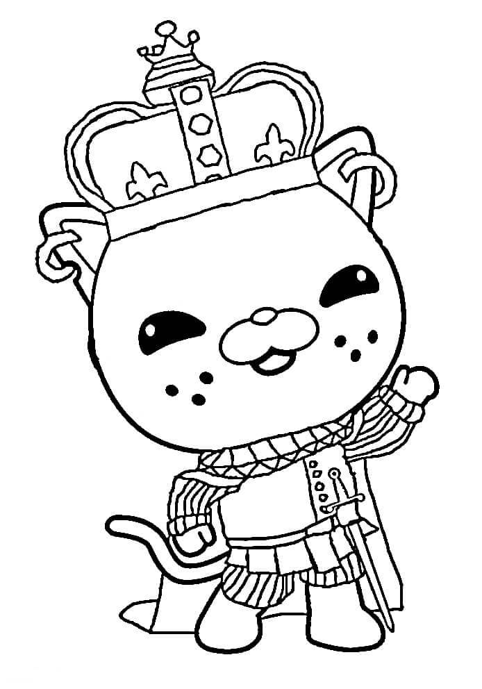 Dibujo de Rey Kawazii para Colorear