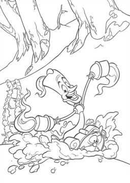 Dibujo de Luz Divertida para Colorear
