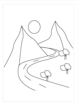 Dibujo de Gran Camino para Colorear