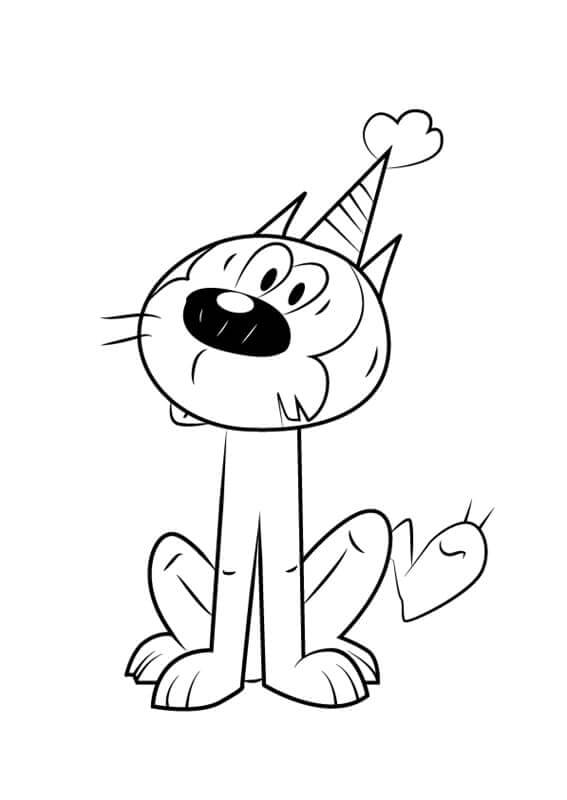 Dibujo de Acantilado de la Casa Ruidosa para Colorear